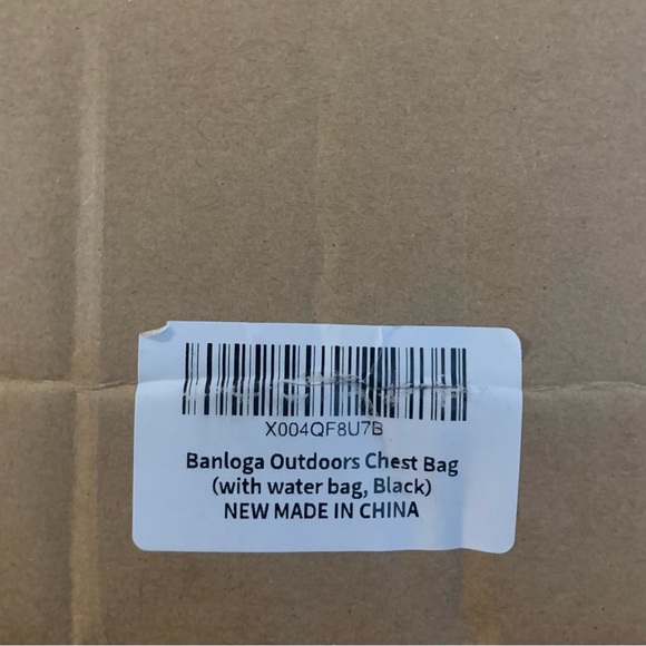 Chest Bag For Men With Accordion Structure, Multiple Pockets With Water Bag, New - Picture 14 of 14